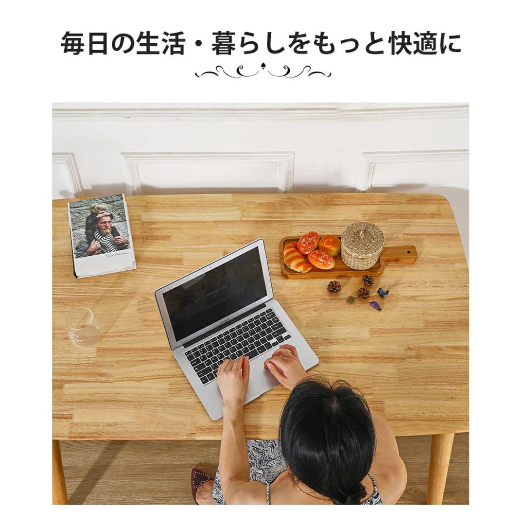 ダイニングテーブル オック無垢 ラバーウッド 木製 カフェテーブル