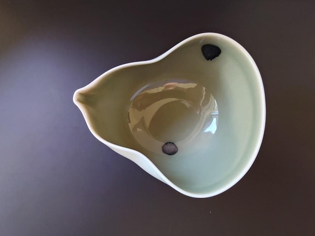 深川製磁　ZUCCA　百年庵飛茶灰釉　小鉢