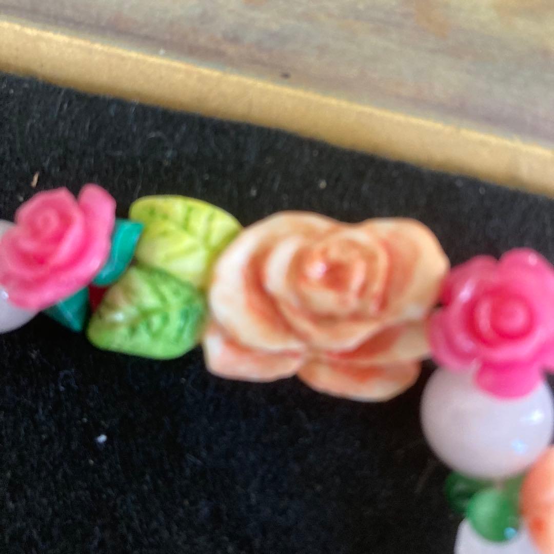 【種名　日本鹿の角】オリジナル彫刻使用 ⭐️ 薔薇うさぎ ⭐️ ☆匿名☆