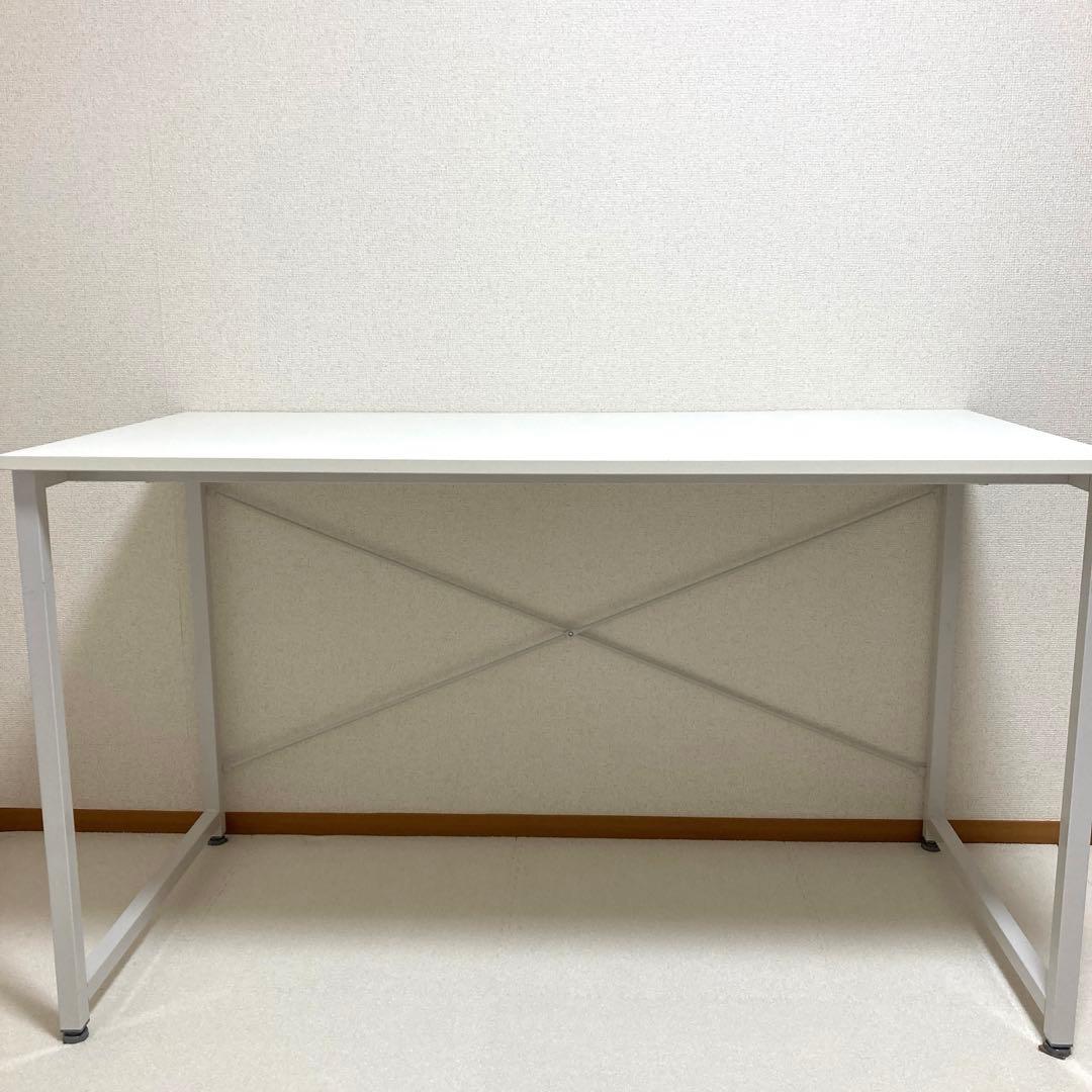 ホワイトシンプルデスク　120×60×70
