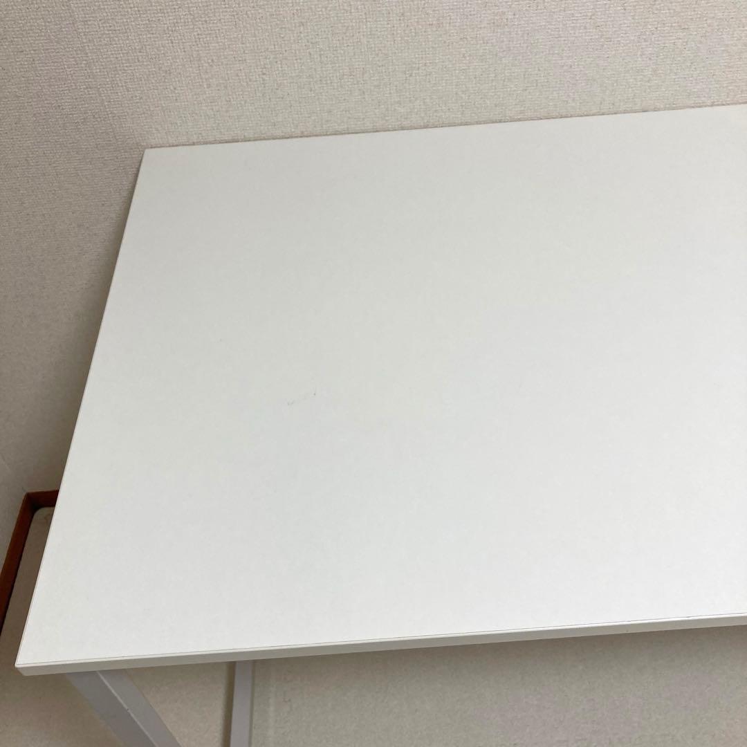 ホワイトシンプルデスク　120×60×70