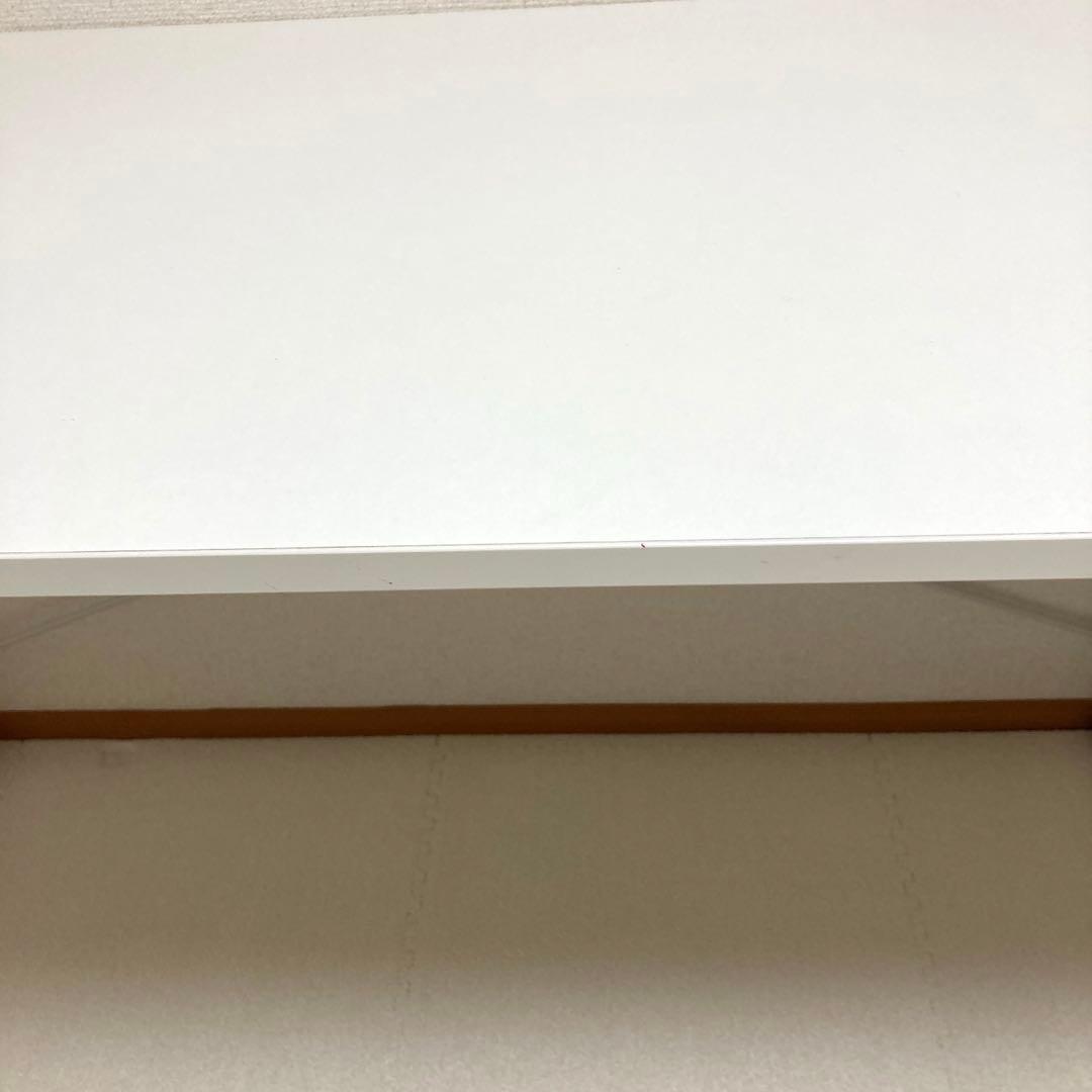 ホワイトシンプルデスク　120×60×70