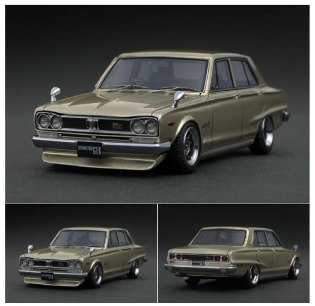 きよぽん。IG 1/43 スカイライン GT-X GC10 ゴールド