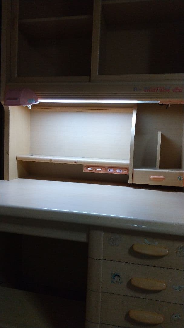 【②棚のみ】単品OKです。 ナチュラルデザイン 学習机