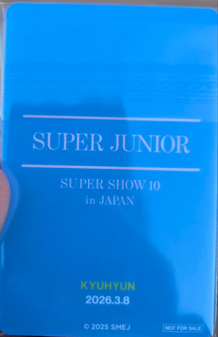 SUPER JUNIOR プレミアムシート3/8 トレカ9枚