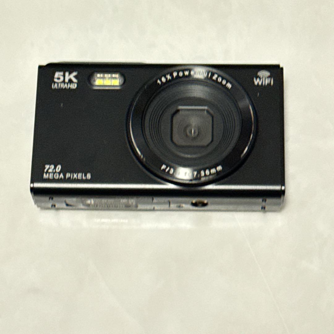 デジタルカメラ 5K デジカメ スマホに送れる WIFI転送機能 7200万画素