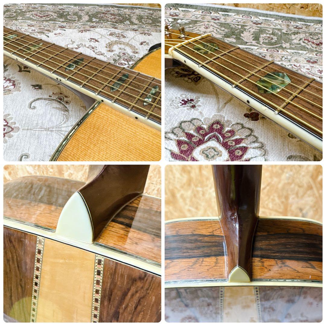 寺田楽器製 Morris W-45 トップ単板/サイド&バックハカランダ