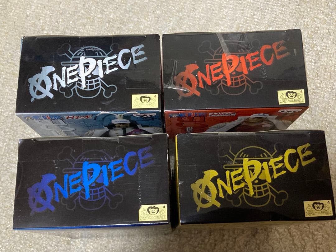 ONEPIECE ハイスペックカラーリングフィギュア６ 海軍　全4種類セット