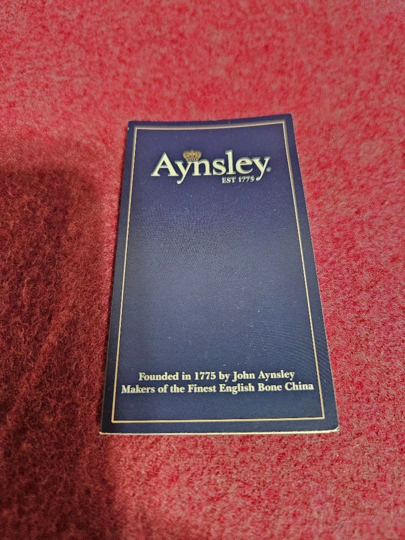 未使用箱無 エインズレイ 2003年 戴冠50周年 エリザベス女王 26cm 皿