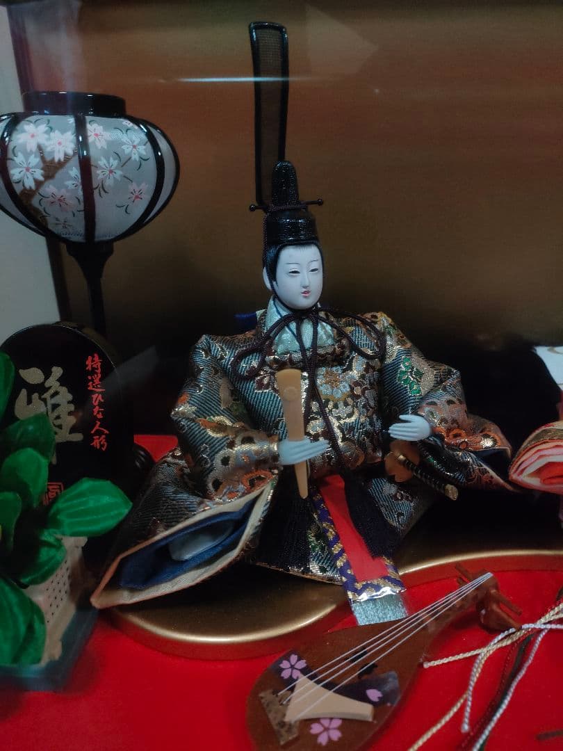 雛人形セット ケース付き　雅　特選　ひな人形　平成レトロ　インテリア
