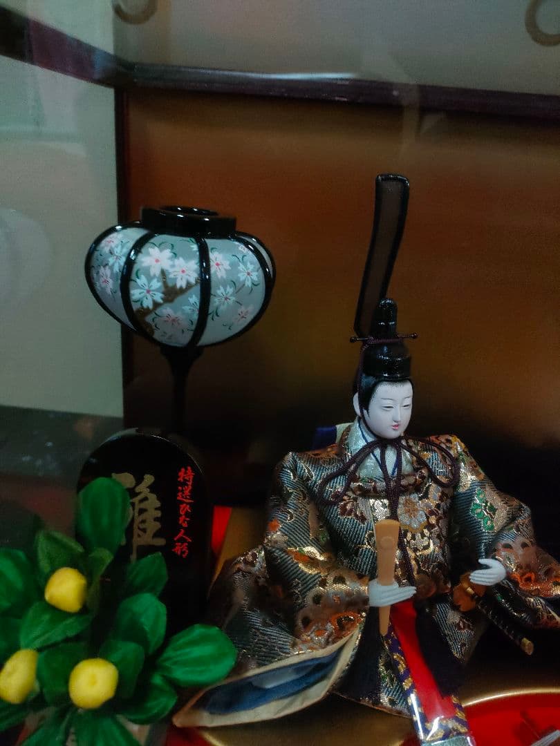 雛人形セット ケース付き　雅　特選　ひな人形　平成レトロ　インテリア