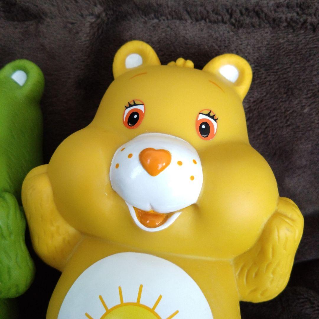 B【未使用】ケアベアソフビ貯金箱 3点セット