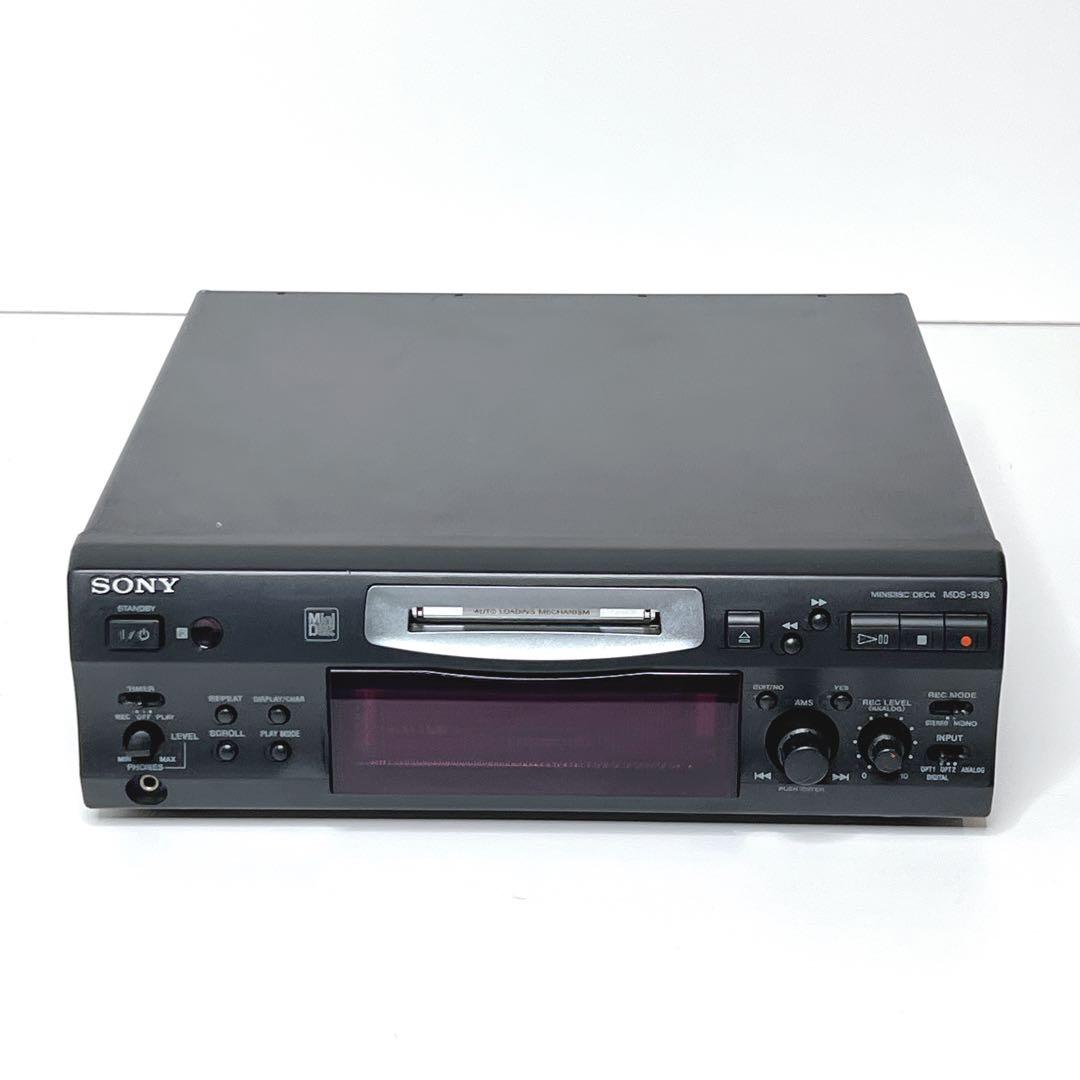 【美品・動作品】 SONY MDS-S39 MDデッキ ブラック