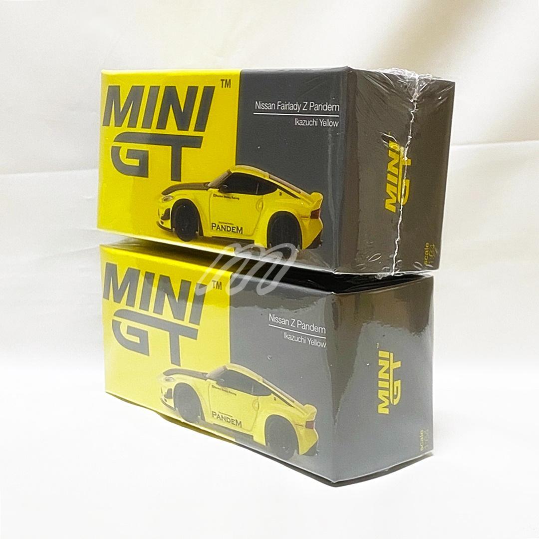 MINI GT 1/64 Pandem Nissan Z イカズチイエロー 左右