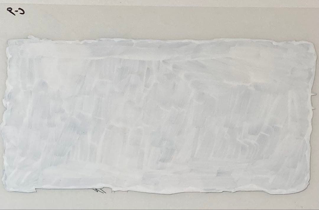 e６４　となりのトトロセル画【猫バスと二人】背景画・額縁付き