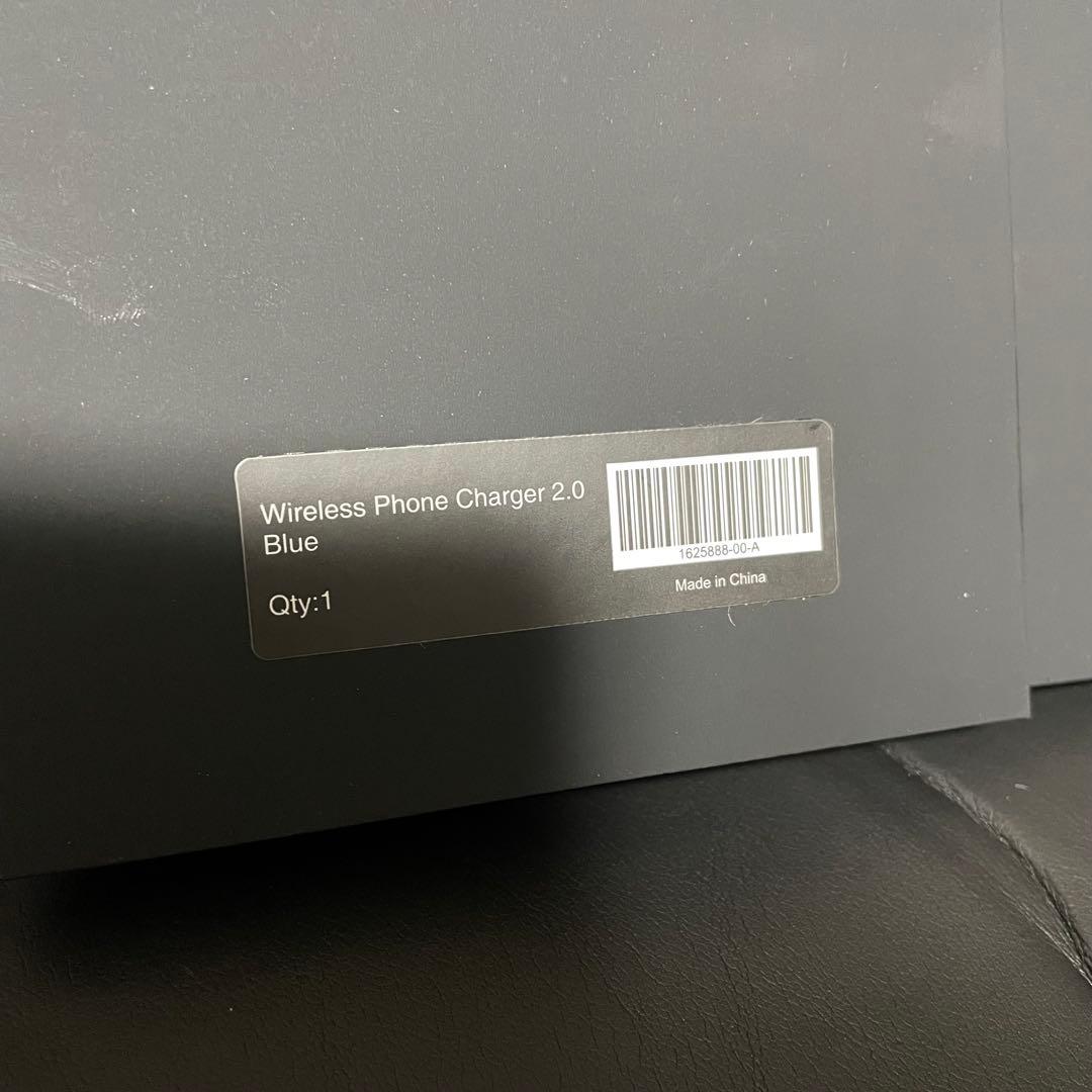 TESLA Wireless Phone Charger 2.0 ブルー