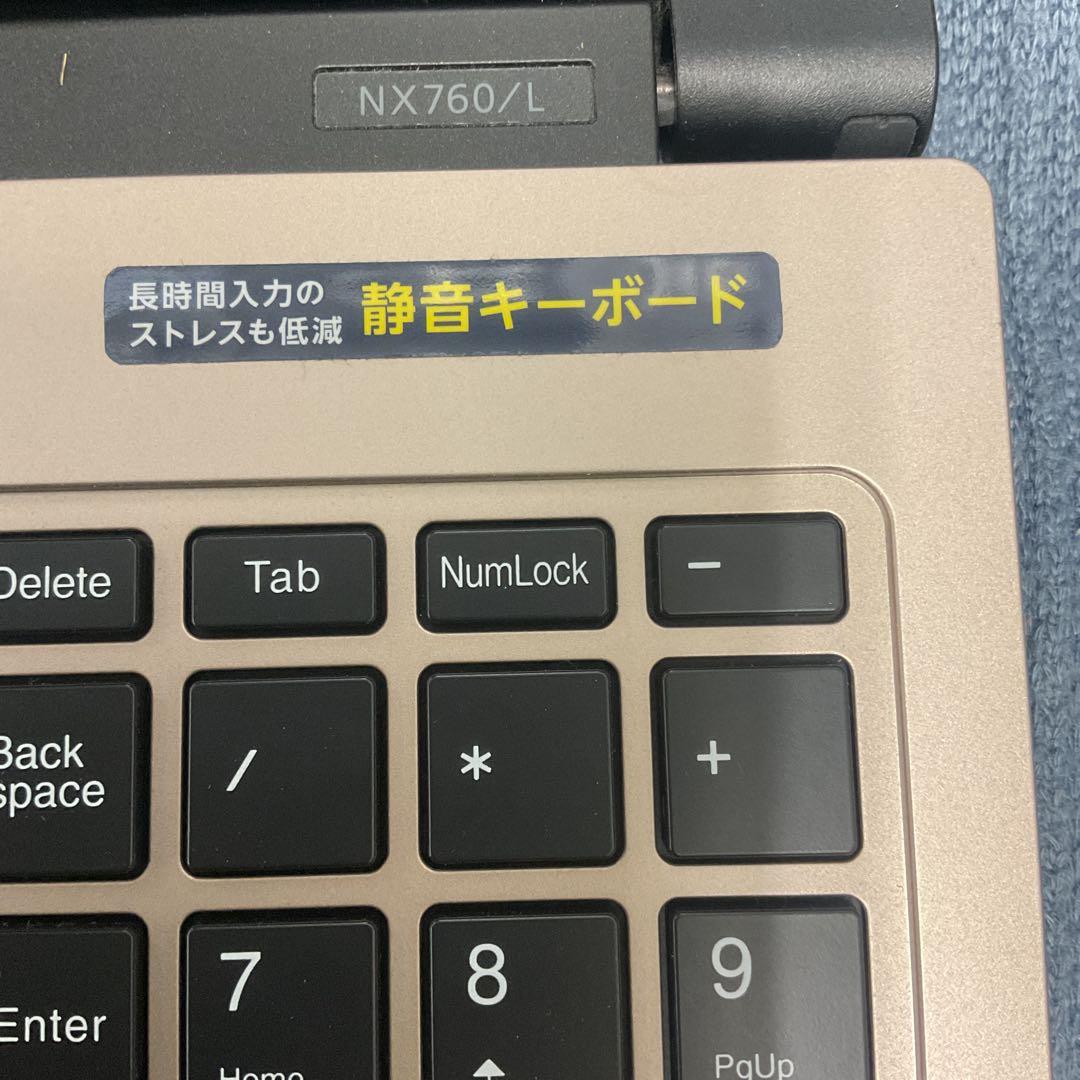 (ジャンク) NX760 ゴールド ノートPC 本体のみ