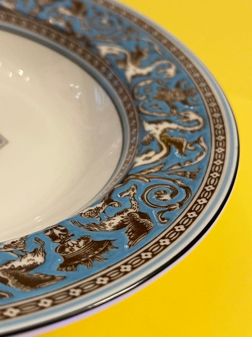 ウェッジウッド　フロレンティーン　ターコイズ　プレート＆深皿