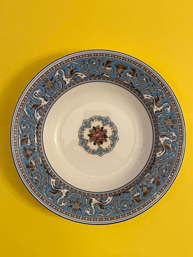 ウェッジウッド　フロレンティーン　ターコイズ　プレート＆深皿