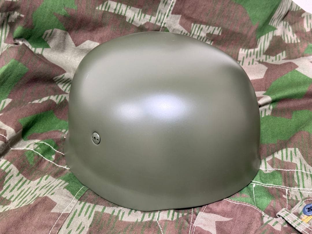 WWⅡ ドイツ軍 M38型降下猟兵ヘルメット（レプリカ）★グリーン★緑の悪魔