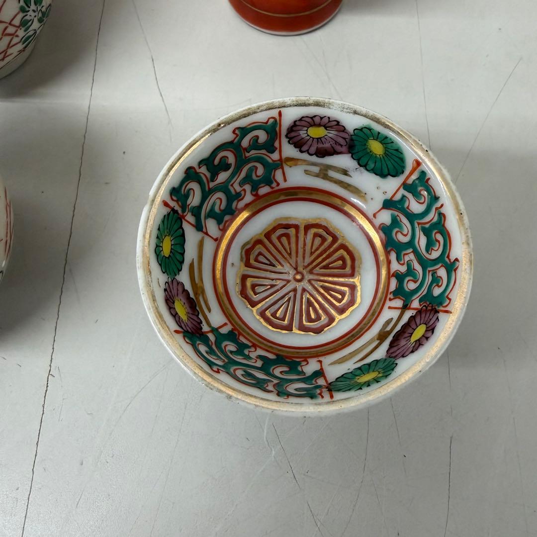 九谷焼　伝統工芸品　まとめ売り徳利とおちょこセット 陶器製