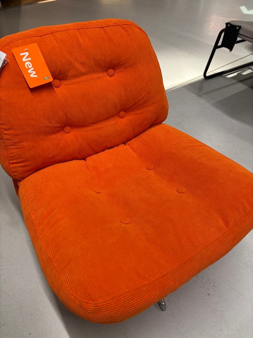 ［新品□■未開封］回転パーソナルチェア イケア ディヴリンゲ オレンジ 椅子