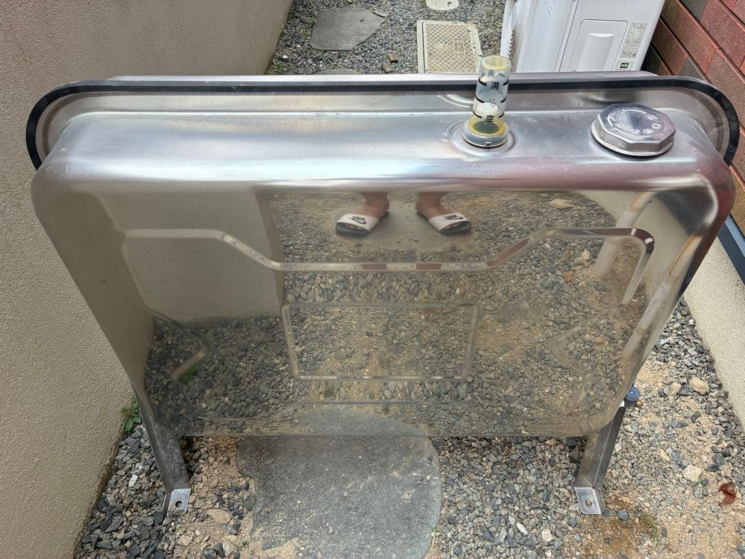 灯油タンク82L入り ステンレス製　長府ボイラーSOT901U