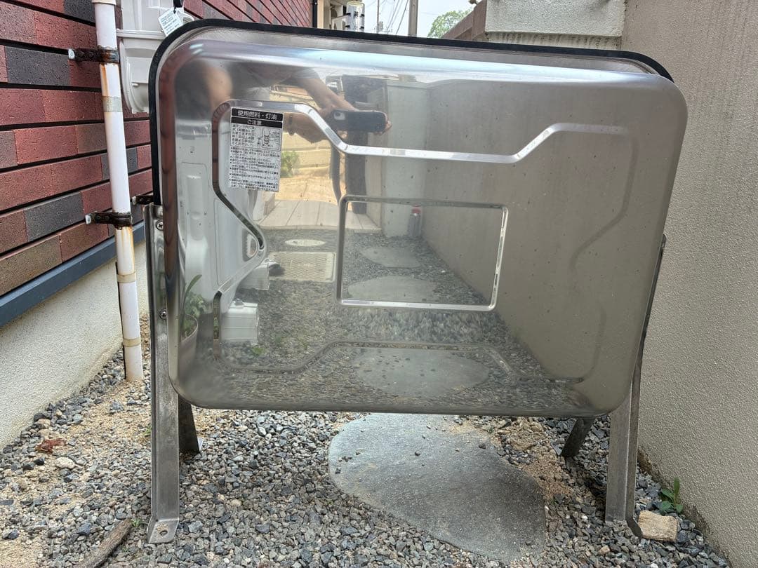 灯油タンク82L入り ステンレス製　長府ボイラーSOT901U