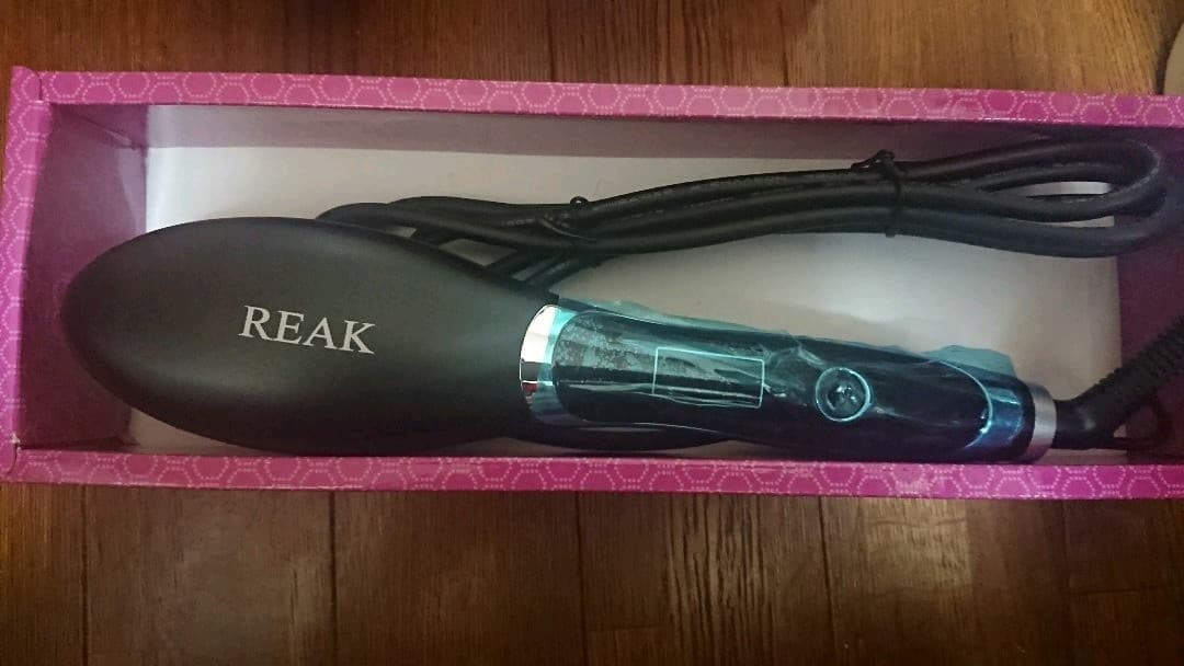 ブラシヘアアイロン 新品未使用品