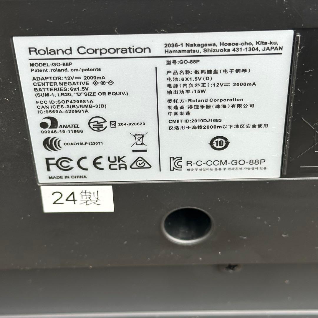Roland ローランド 電子ピアノ キーボード GO-88p 24年製
