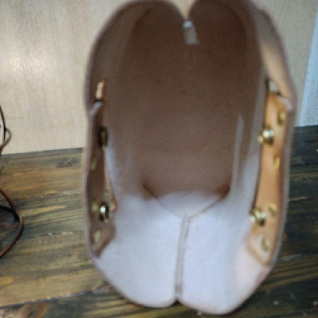 【厚革堅牢】総手縫いハンドメイド　一枚革の大切なバッグ