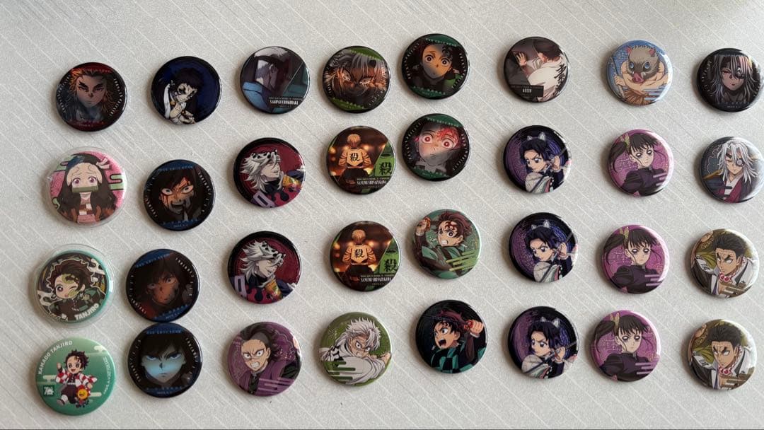 鬼滅の刃缶バッチ