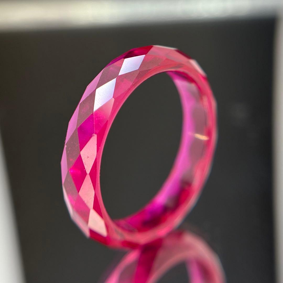 サイズ20.5新品未使用Lab Grown Ruby（人工培育ルビー）リング指輪