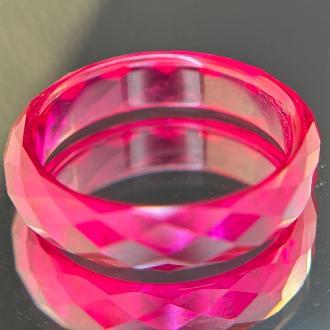 サイズ20.5新品未使用Lab Grown Ruby（人工培育ルビー）リング指輪