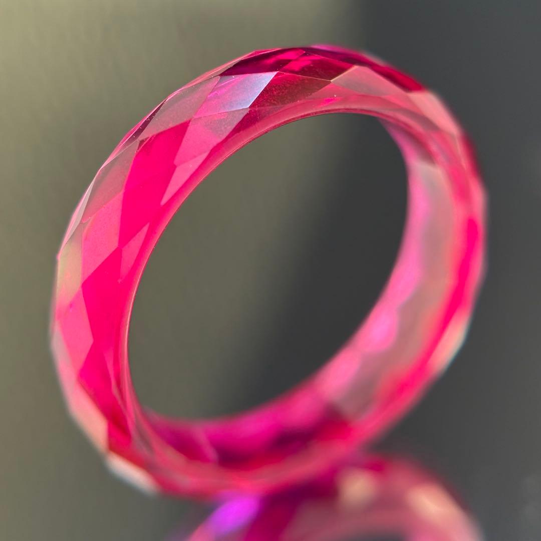 サイズ20.5新品未使用Lab Grown Ruby（人工培育ルビー）リング指輪