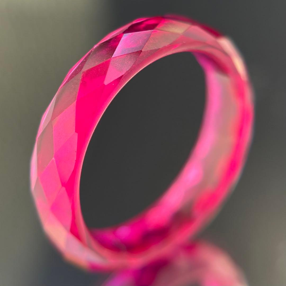 サイズ20.5新品未使用Lab Grown Ruby（人工培育ルビー）リング指輪