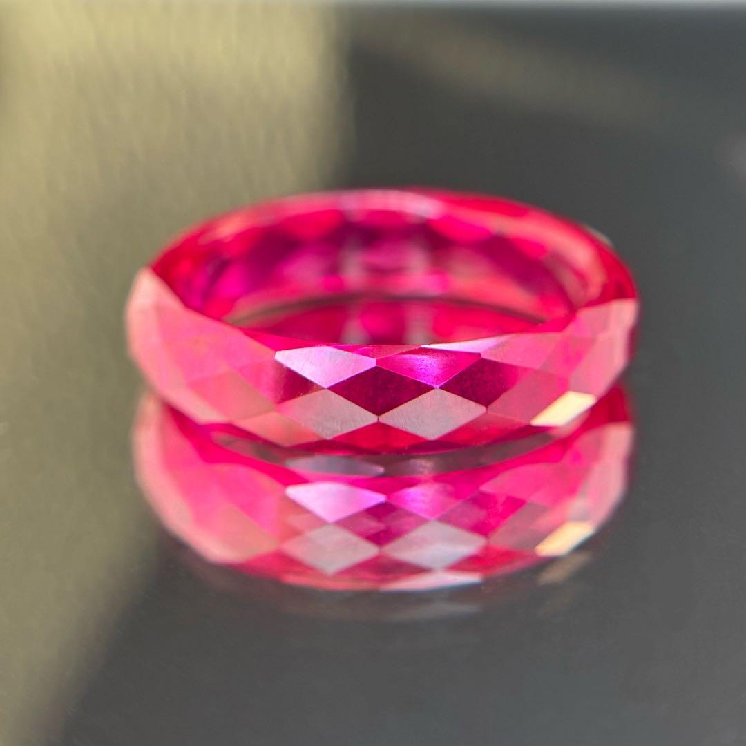 サイズ20.5新品未使用Lab Grown Ruby（人工培育ルビー）リング指輪