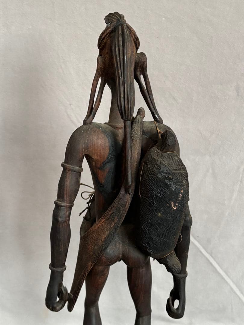 アフリカンアート マサイ族 彫刻 木製 50cm