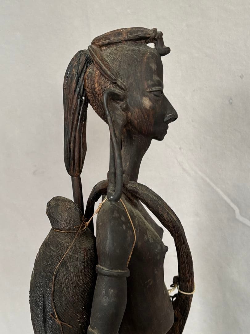 アフリカンアート マサイ族 彫刻 木製 50cm