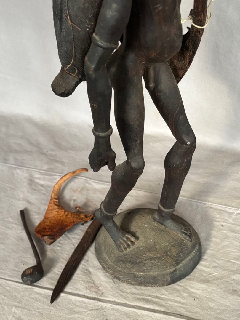 アフリカンアート マサイ族 彫刻 木製 50cm