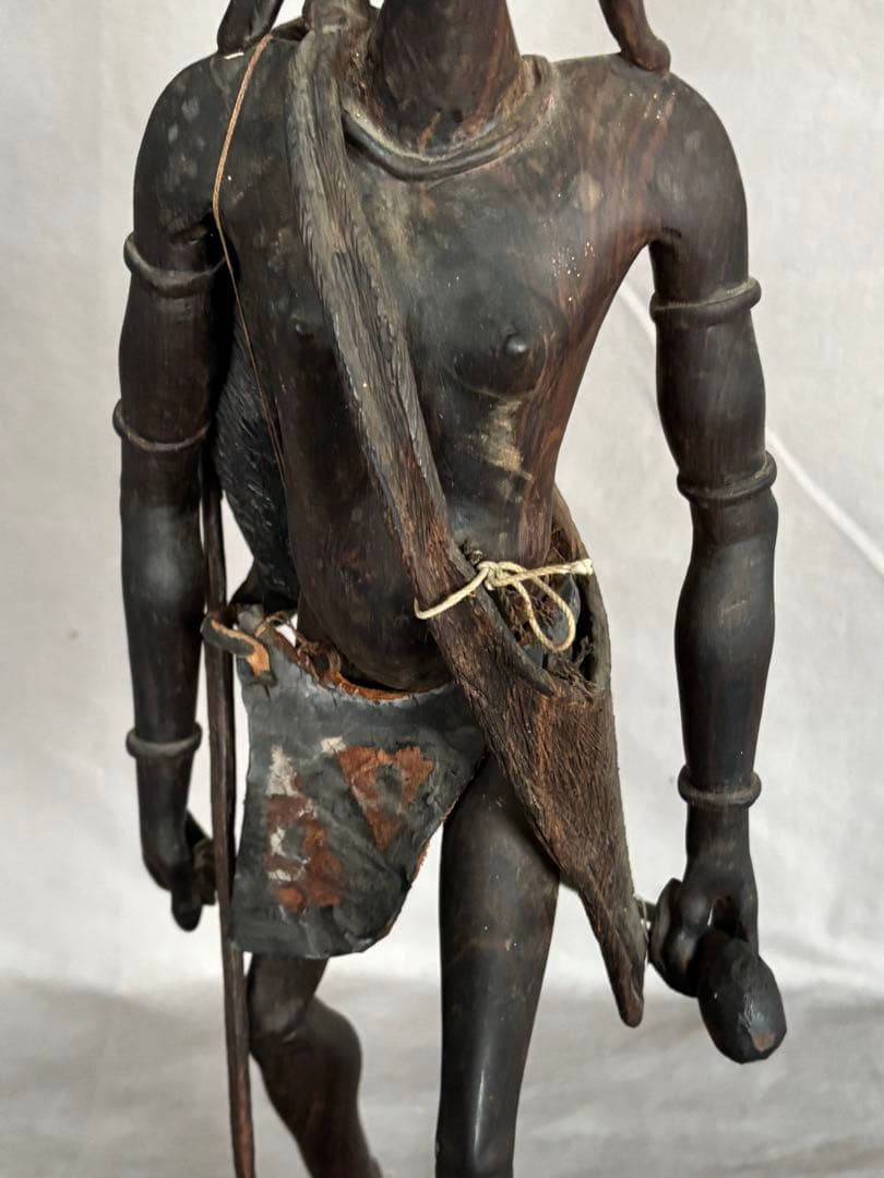 アフリカンアート マサイ族 彫刻 木製 50cm