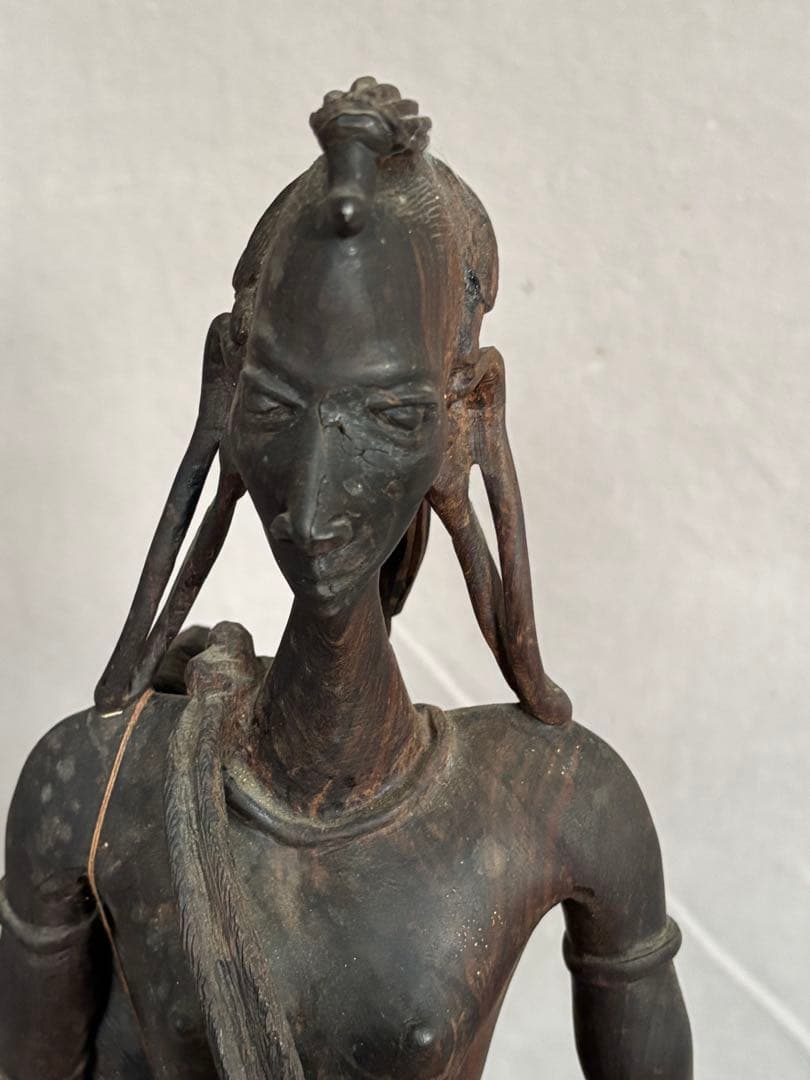 アフリカンアート マサイ族 彫刻 木製 50cm