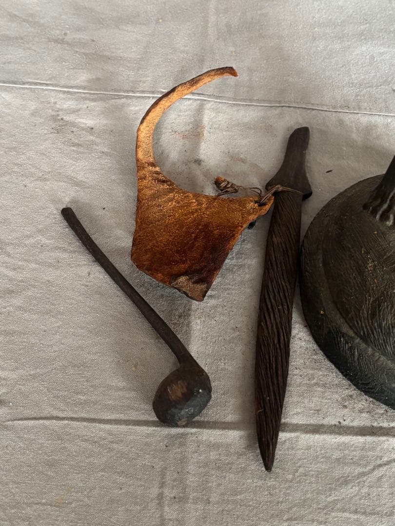 アフリカンアート マサイ族 彫刻 木製 50cm