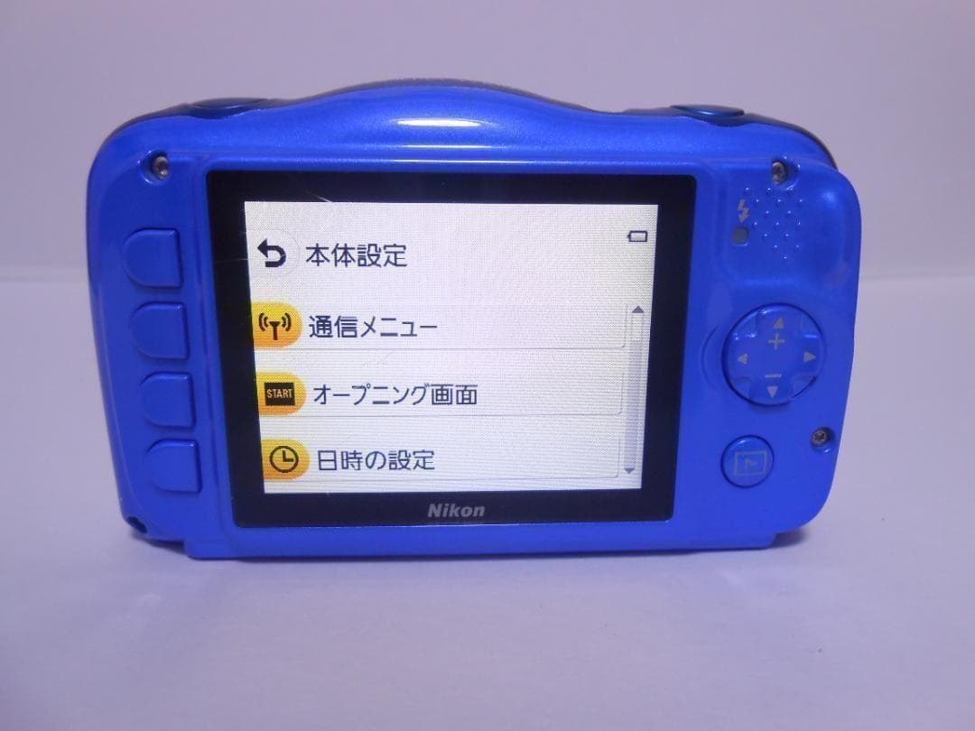 【お値下げ歓迎・美品】　Nikon COOLPIX W100 ブルー 防水