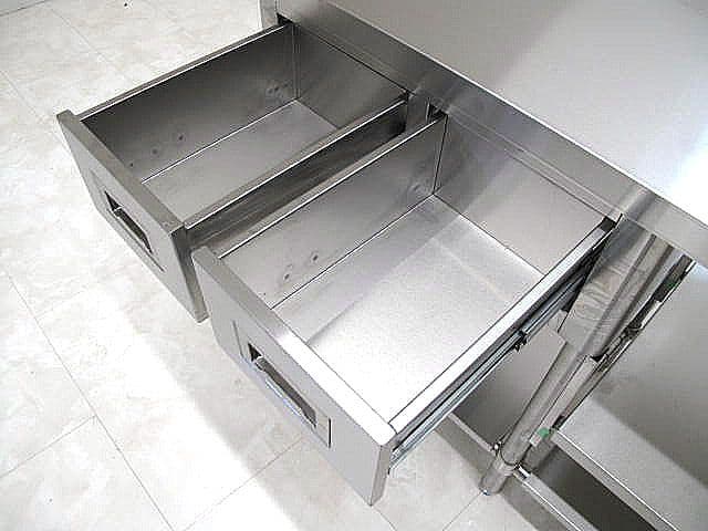 【未使用品】ステンレス作業台 W150×D45×H79.5cm ワークテーブル