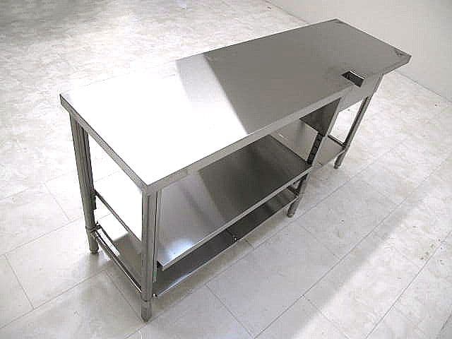 【未使用品】ステンレス作業台 W150×D45×H79.5cm ワークテーブル