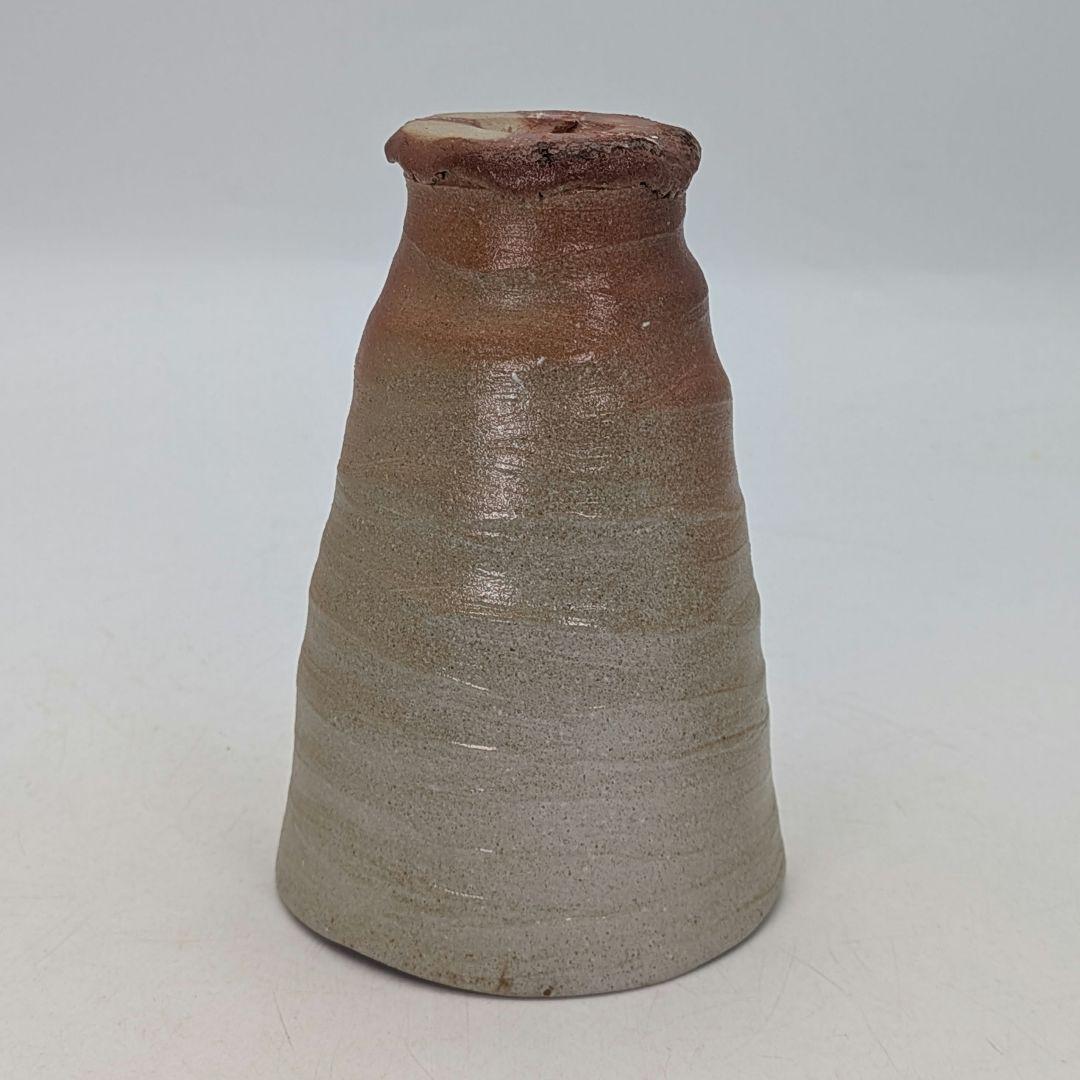 鈴木篤夫 備前焼 緋襷フリーカップ コップ ビアマグ 酒器 麦酒呑 酒杯 酒盃