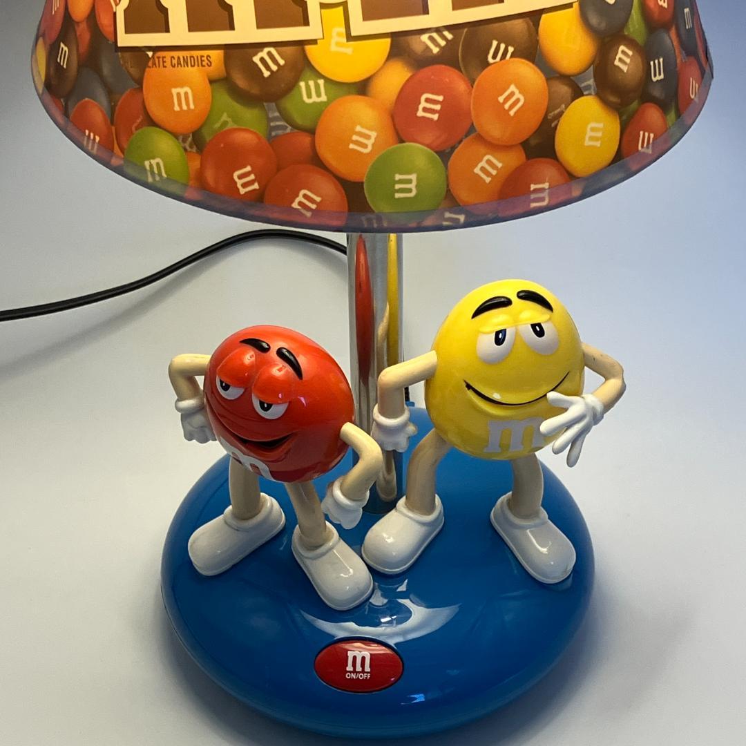 ビンテージ　訳あり　エムアンドエムズ　M&M's　テーブルランプ　ディスクライト