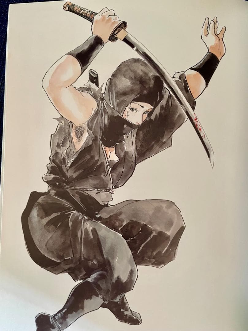 値下げ！【超レア・ケン月影 イラスト集】艶 大判 (新品）