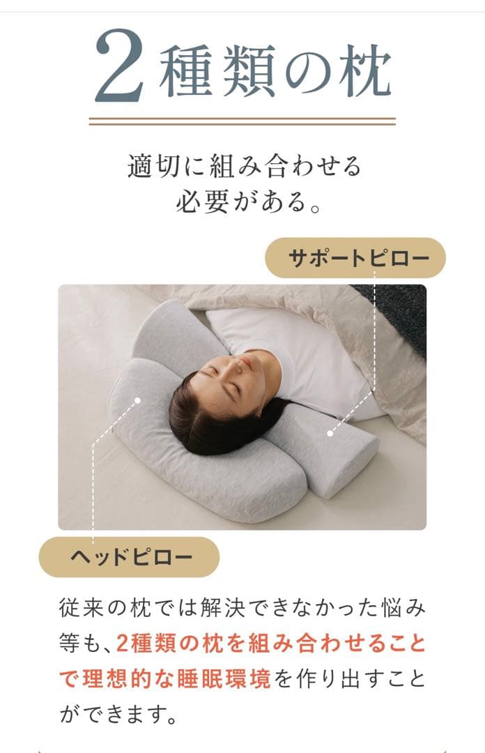 SurvaQ 首と肩のことだけを考えたダブル枕